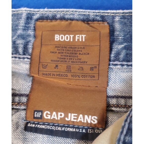 GAP Denim Boot fit Gap Jeans 1969 Pants Men's Size 33 / 30 - Picture 2 of 16